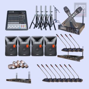 Paket K4 Mic Meja Rapat Wireless AP-949WMT