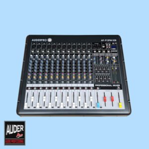 Power Mixer AUDERPRO AP-912PM USB, 12 Chanel Rekam