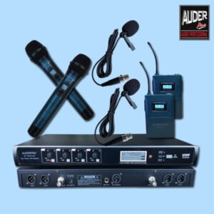 Microphone Wireless AUDERPRO AP-929WM-2H2L Digital