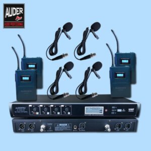 Microphone Wireless AUDERPRO AP-929WM-4L Digital