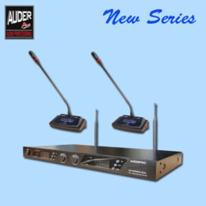 Mic Meja Rapat Wireless AUDERPRO AP-949WMT-2CH UHF Digital
