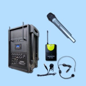 Portable Wireless AUDERPRO AP-1282PA-B USB