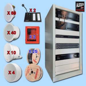 Paket Audio Evacuation Alarm BGM Paging EVA 2