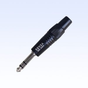RENZA RZ-3AS Jack Konektor Akai TRS 6-5MM Stereo Male Untuk Instalasi